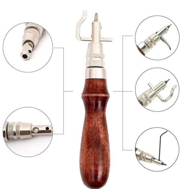 

Alat Diy Kulit 7 In 1 Leather Craft Stitching Sewing Tool Set Dk30015 | Opheliazulaikastore