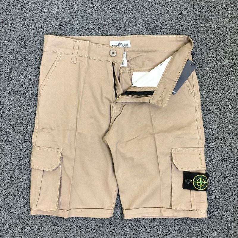 PREMIUM DRILL celana cargo pendek pria stone island premium