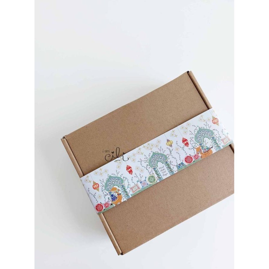 

'+'+'+'+] (BELT BESAR PUTIH IF022) label idulfitri (56 x5.5 cm) bisa untuk kotak