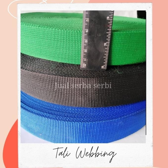 

Tali Webbing Super Kuat Super Hemat L= 4 Cm