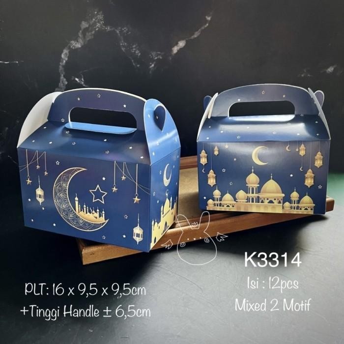 

Gable Box Toples Persegi 350Gr Isi 1 Kardus Cookies Lebaran Idul Fitri 054