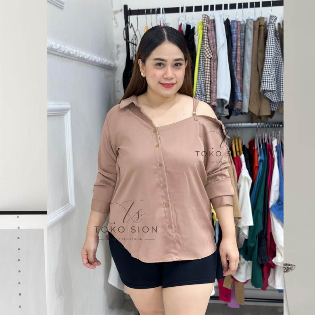 [THE NEW BEST SELLER] Toko Sion Celin Baju Atasan Wanita Blouse Kemeja Ukuran Plus Size Big Size