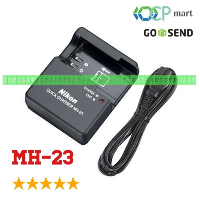 Terlaris Charger Nikon Mh-23 Mh23 For En-El9 En-El9A D3000 D5000 D60 D40 D40X Promo Terbaru