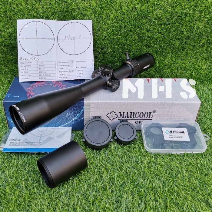 Terlaris Riflescope / Telescope Marcool Assailant 6-24X50Sf Hk Reticle Promo Terbaru