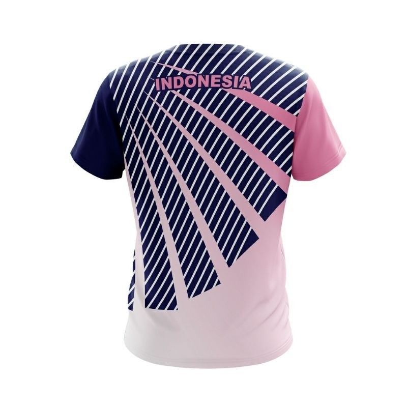 [ORIGINAL] PRODUK BARU Baju Jersey Olahraga Badminton Wanita Custom Fullprint Kaos Jersey Badminton
