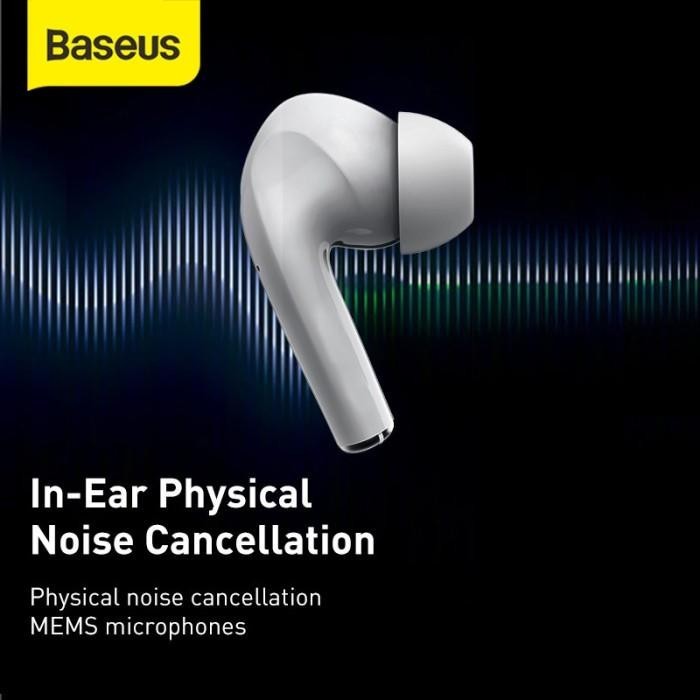 Baseus True Wireless Stereo Bluetooth Earphone Earbuds TWS W3 Berkualitas