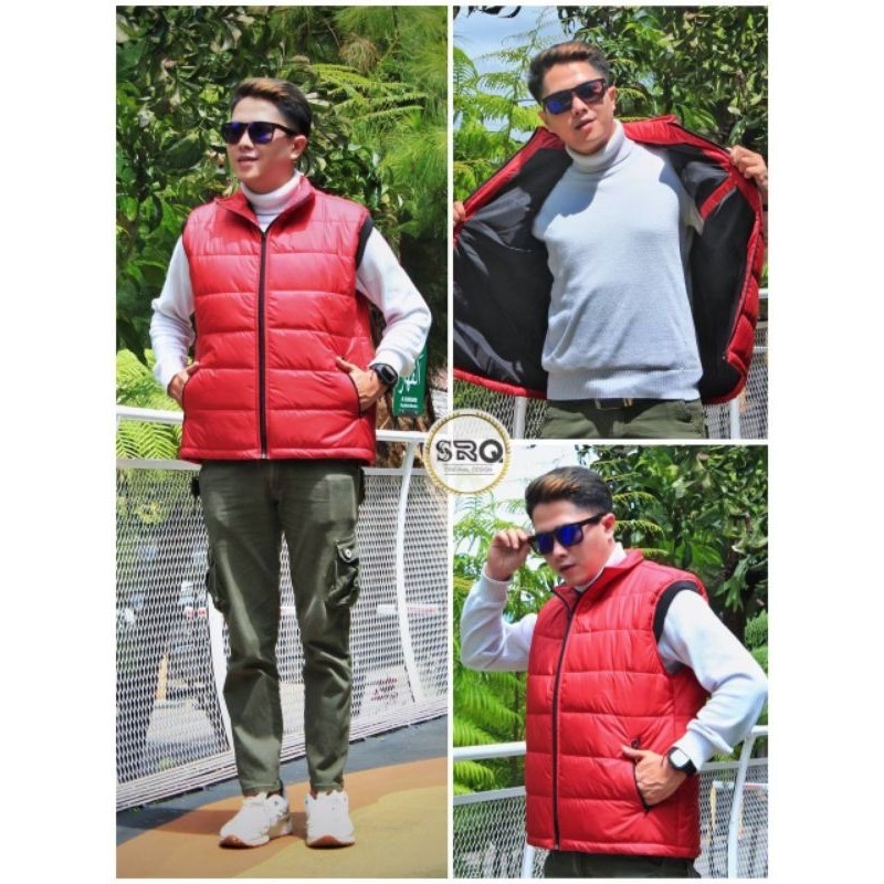 vest jaket zipper pria premium original outdoor bandung produk pria cowo terbaru limited edition