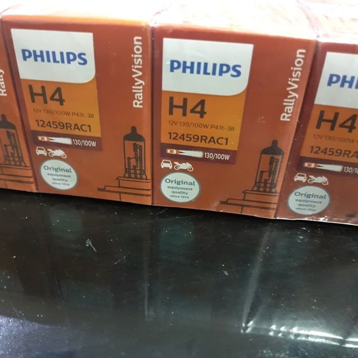 LAMPU PHILIPS H4 PHILIPS 12V 130/100W P43T LAMPU DEPAN MOBIL