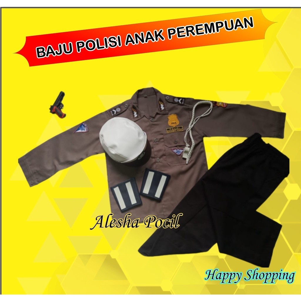 [THE NEWEST COLLECTIONS] BAJU POLISI ANAK BAJU POLISI ANAK LAKI LAKI SETELAN SABARA LENGAN PENDEK