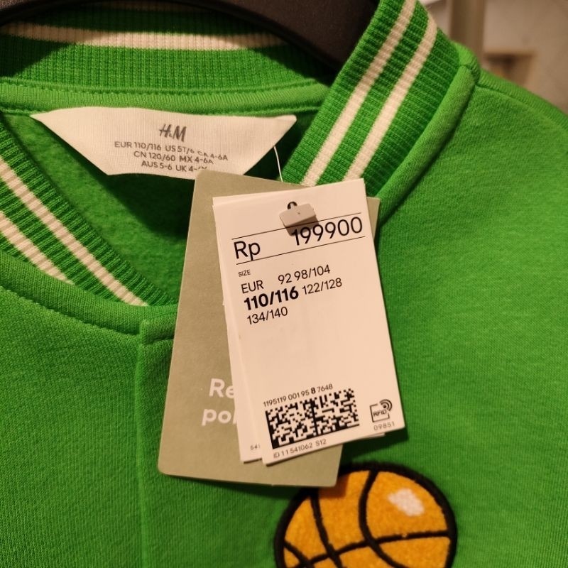 [SVT COLLECTIONS] Jacket BaseBall H&M kids Varsity jastip jasa titip ready stok