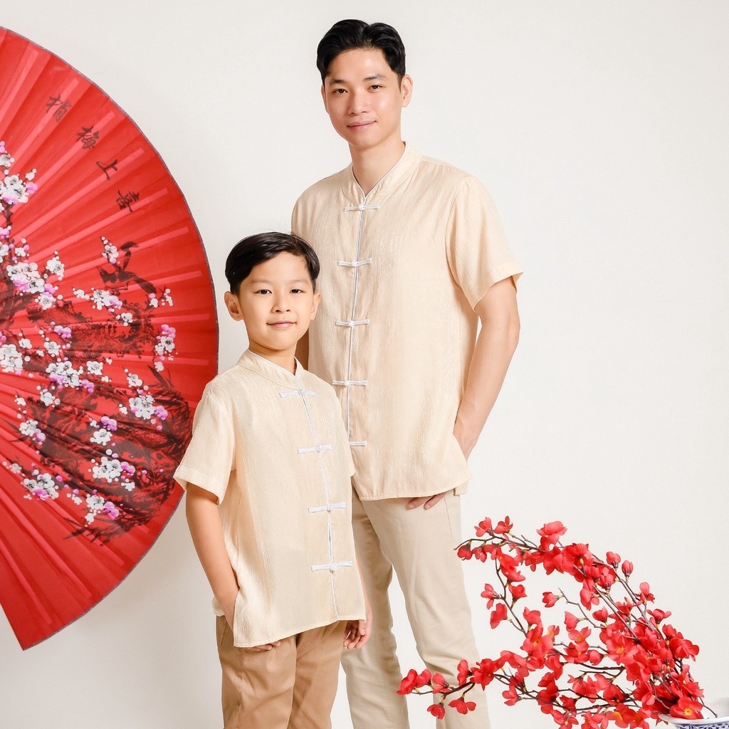 [SVT COLLECTIONS] ZIEL KIDS - CNY 2023 - New Alvaro Cheongsam / Cheongsam Anak Laki-Laki / Pakaian