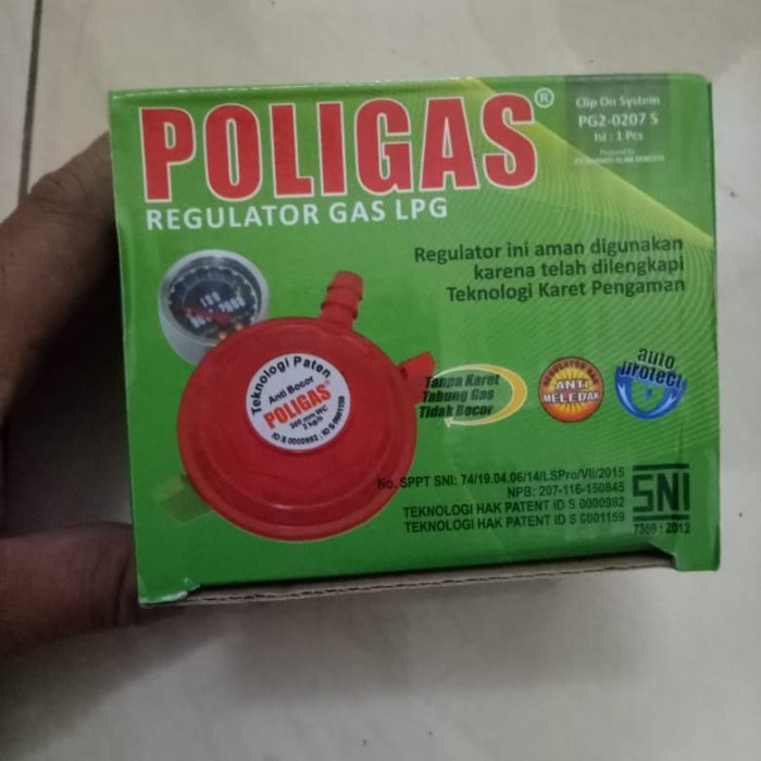 Regulator Gas Lpg/Kepala Tabung Gas/Otomatis Anti Cor/Kunci Ganda