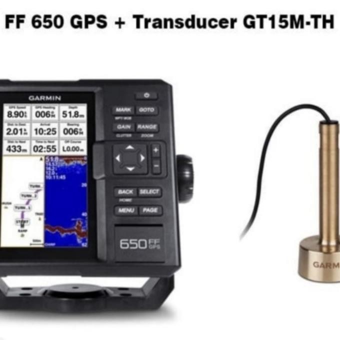 READY STOK Garmin FF 650 GPS + GT 15 M-TH Transducer || FF650 GT15  [SALE TERBATAS]