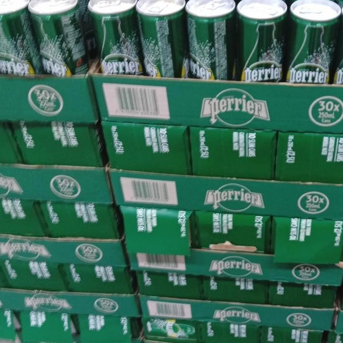 

Perrier sparkling water natural 250 ml x 30 can/air mineral