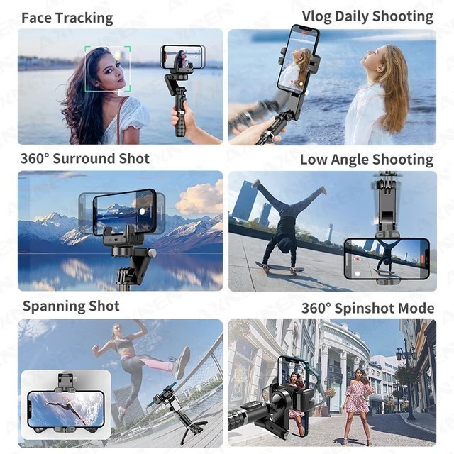 Q18 Gimbal Stabilizer Handphone Gimbal Hp Stabilizer Hp