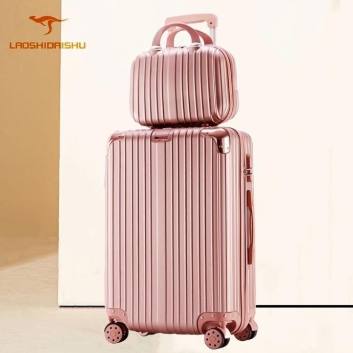 Laoshidaishu A973 Koper 2 In 1 Koper 24 Inch 22 Inch Kabin Bagasi Tas