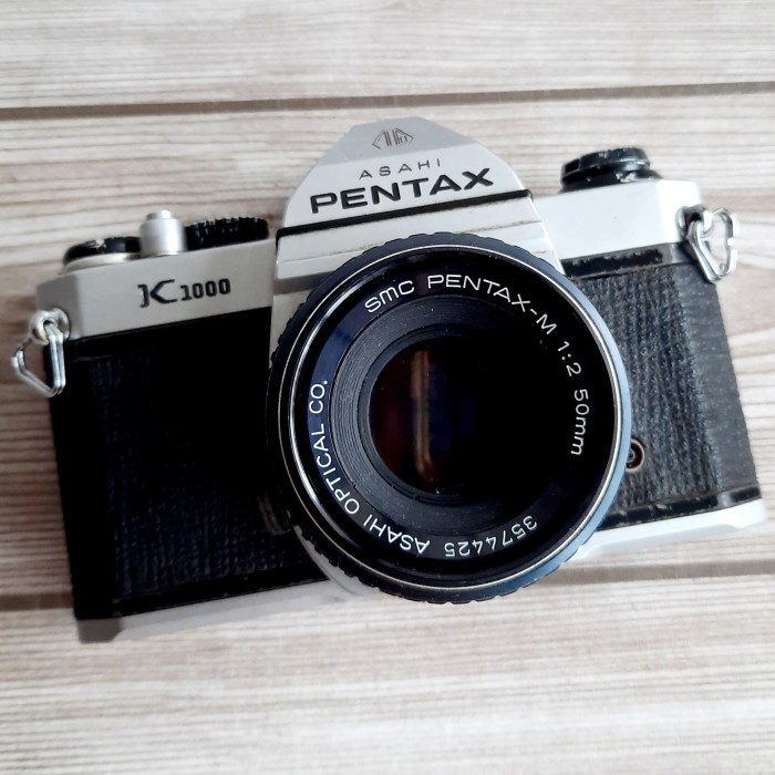 NEW KAMERA ANALOG PENTAX K1000 ASAHI KIT LENSA PENTAX M 50MM