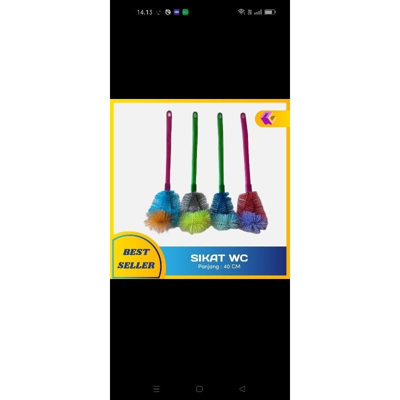 BWI Sikat Kamar Mandi / Sikat Wc Kamar Mandi / Sikat Sebaguna / Sikat Wc model bulat