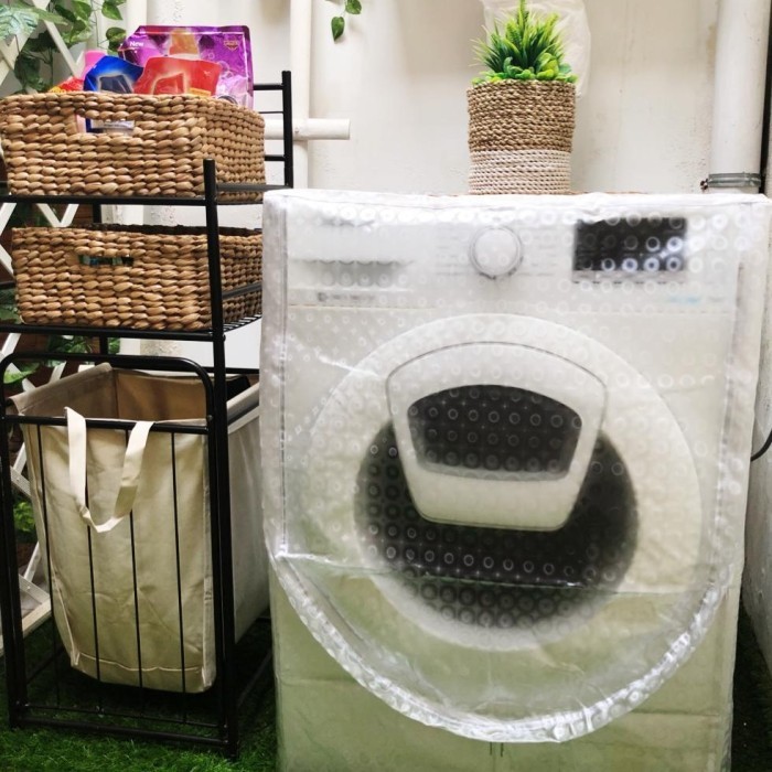 Terlaris Cover Mesin Cuci 6 - 8Kg Medium Polos Promo Terbaru