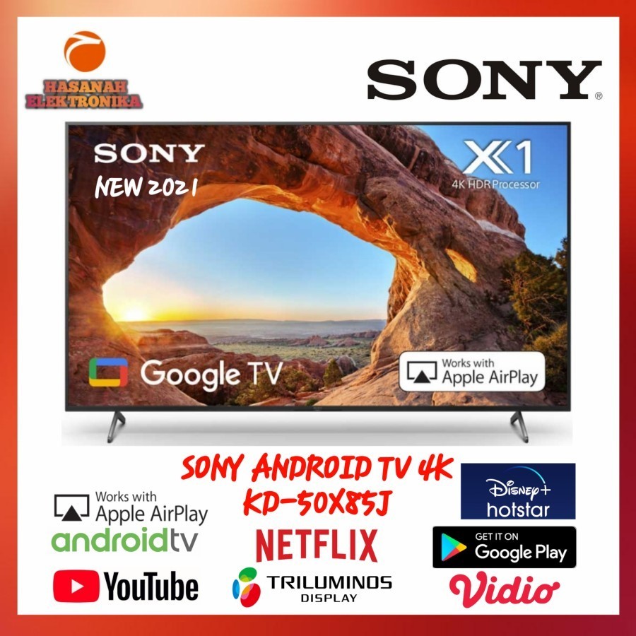 SONY BRAVIA ANDROID TV 4K KD-50X85J 50 INCH NEW 2021