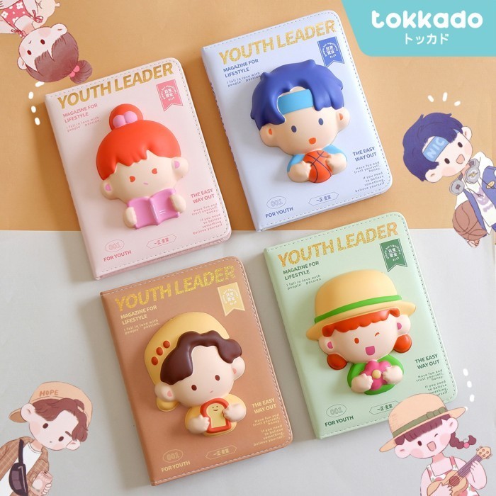 

BARANG TERLARIS TOKKADO Youth Leader Squishy Notebook Agenda Buku Catatan Anak Lucu
