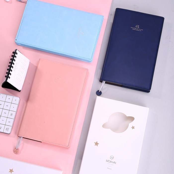 

BARANG TERLARIS Deli Leather Cover Notebook / Buku Catatan / Agenda / Planner SZ60X