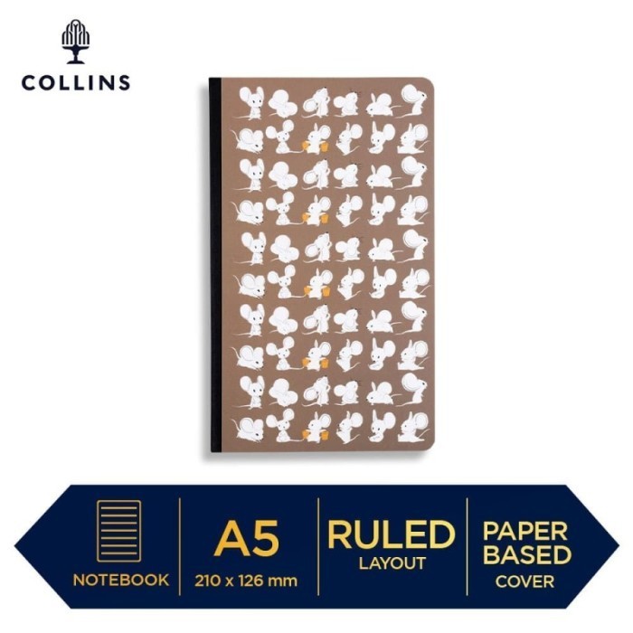 

BARANG TERLARIS Collins Notebook Mia A5 Slim Ruled Buku Agenda Jurnal Planner Journal