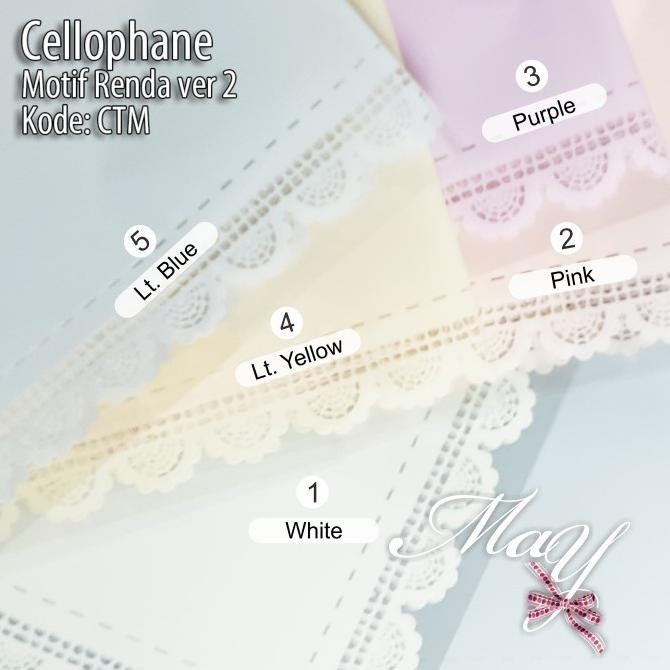 

Desain yang tak hanya indah, tapi juga terjangkau." 20 lembar Cellophane Renda Cantik Solid Glossy Flower Wrapping (CTM) ||