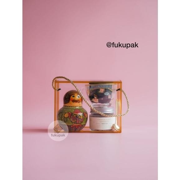 

Pilih yang terbaik, nikmati yang luar biasa." Box Mika Tali Frame untuk toples 270ml-1300 ml ||