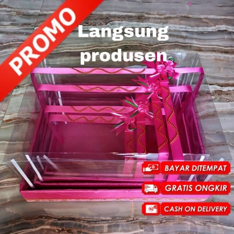 

Beli sekarang, tampil lebih percaya diri." Kotak Seserahan Pernikahan murah Set Lengkap Isi 4 / box hantaran mika kain sponbond ||
