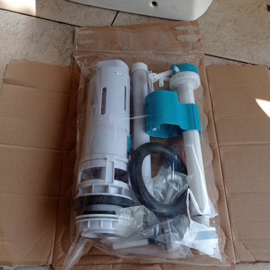 sperpart tabung closet duduk american standart tombol atas full set