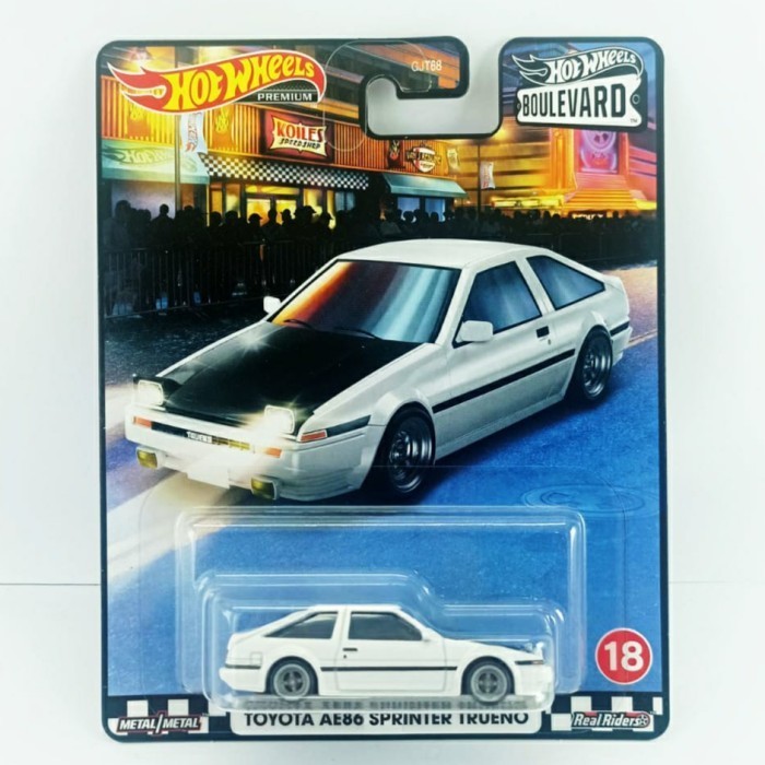 MUST HAVE HOTWHEELS PREMIUM BOULEVARD TOYOTA AE86 SPRINTER TRUENO HOT WHEELS TERMURAH