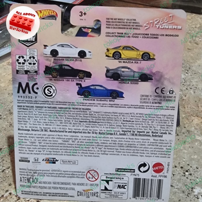 MUST HAVE HOTWHEELS STREET TUNERS MAZDA RX7 TERLARIS