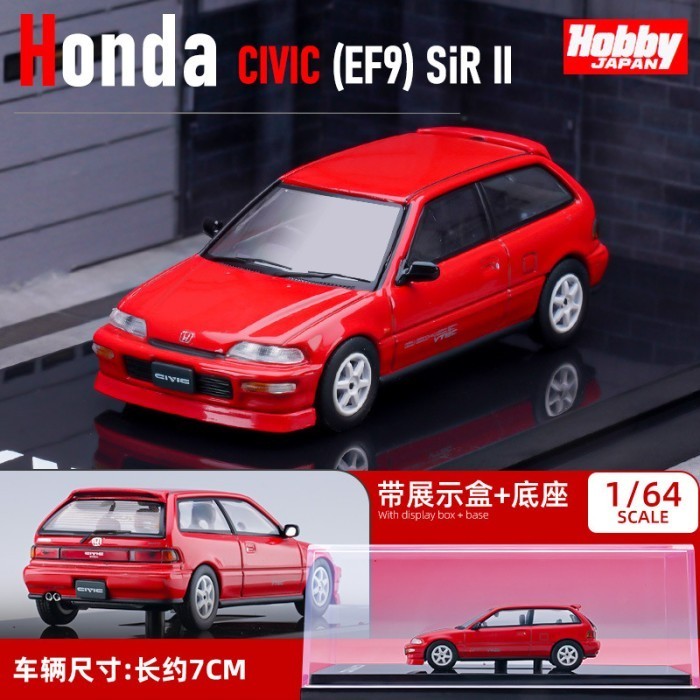MUST HAVE DIECAST HOBBY JAPAN 1:64 HONDA CIVIC EK9 IVIV EF9 SIR II MOBIL KOLEKSI TERBARU