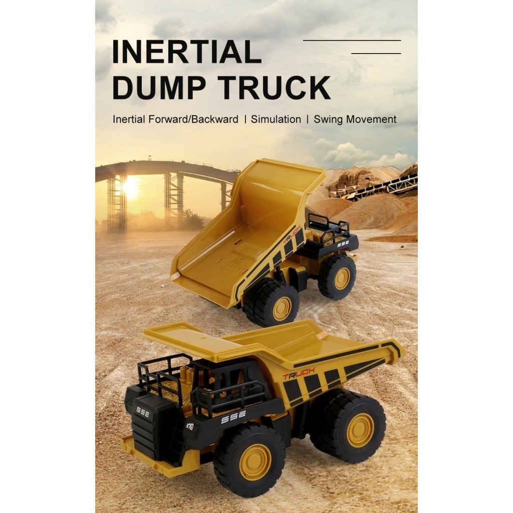 MUST HAVE DIECAST MAINAN TRUK KARGO KOTA TRUK PENGANGKUT BATU PASIR MAINAN TERMURAH