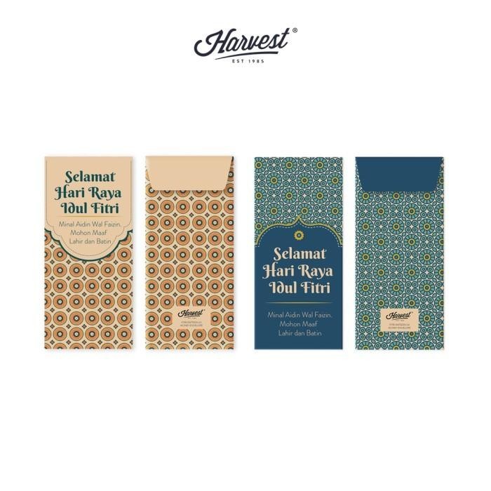 

Amplop Lebaran / Idul Fitri Brown Craft Harvest Isi 4 - Fitri Pattern 094