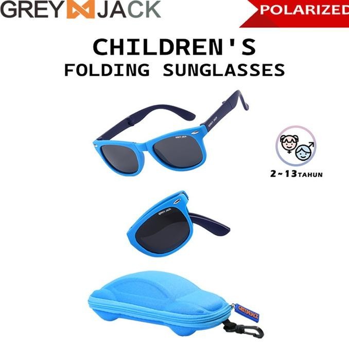 Grey Jack Kacamata Hitam Sunglasses Polarized Anti UV Anak  2802