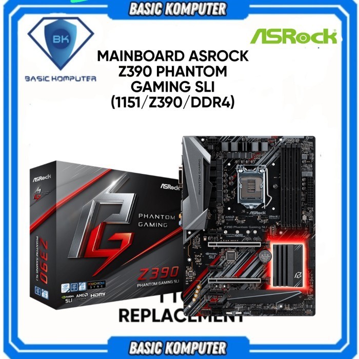 Promo Mainboard Asrock Z390 Phantom Gaming Sli (1151/Z390/Ddr4)