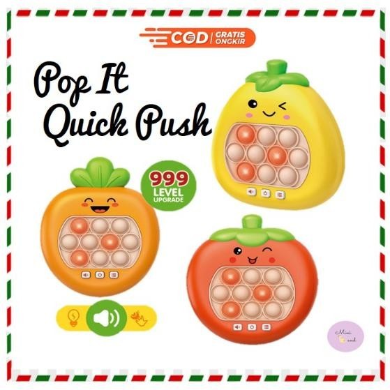 Mainan Pop It Elektronik/ Mainan Pop It Push/ Push Pop It/ Pop It Game 