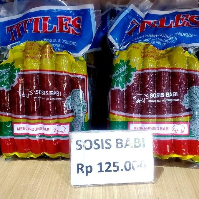

Sosis Babi / Lapchiong Babi Titiles Bali 500gr GS
