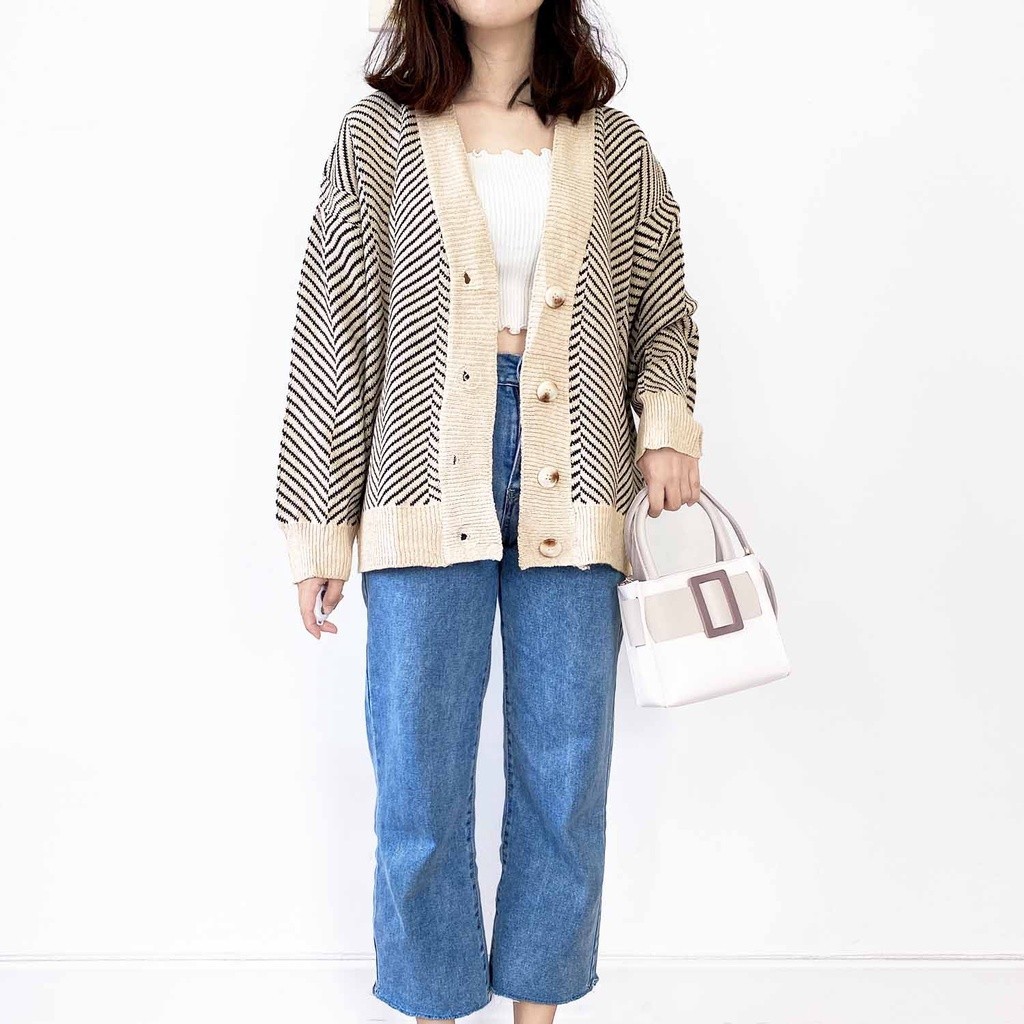 [COLD COLLECTIONS] Her Goods Store AB343 Korean Outer/Outerwear/Cardigan/Kardigan/Luaran Rajut