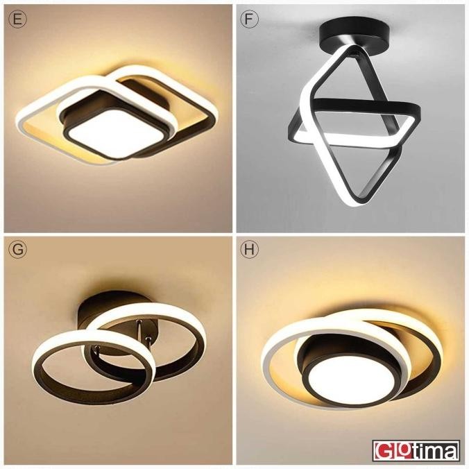 Lampu Plafon Plafond Gantung Hias LED Modern Ceiling Light 3 Warna