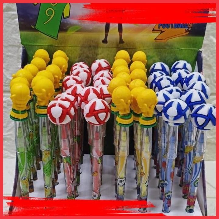 

(ANTI) PENSIL SUSUN KEPALA KARET BOLA PIALA DUNIA KODE 7027 SATUAN