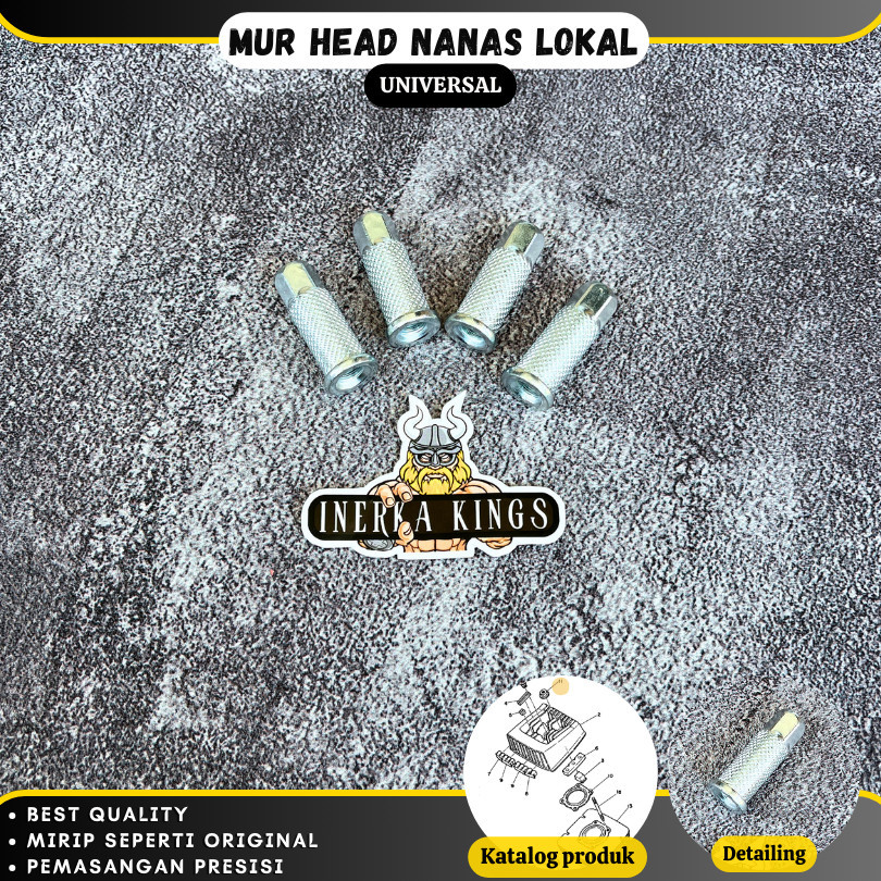 Mur Head Nanas Mur Blok Cylinder Head Rx King Rxz Rxs Satria