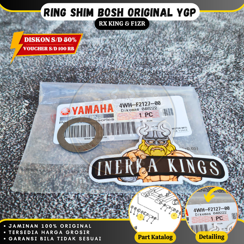 Ring Shim Bosh Swing Arm Rx King RXK F1ZR Original Yamaha 4WH-F2127-00