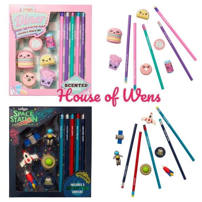 

Smiggle Eraser Pencil Box Original - Paket Alat Tulis Smiggle Pengiriman Cepat