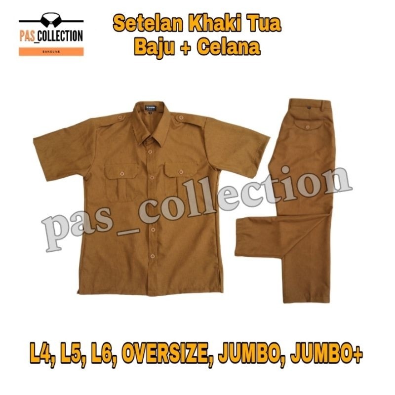 [FRESH STYLE] GET IT NOW Setelan PNS Pria Pemda Pemkot Pemkab Baju Dinas Guru [ JUMBO SIZE ]