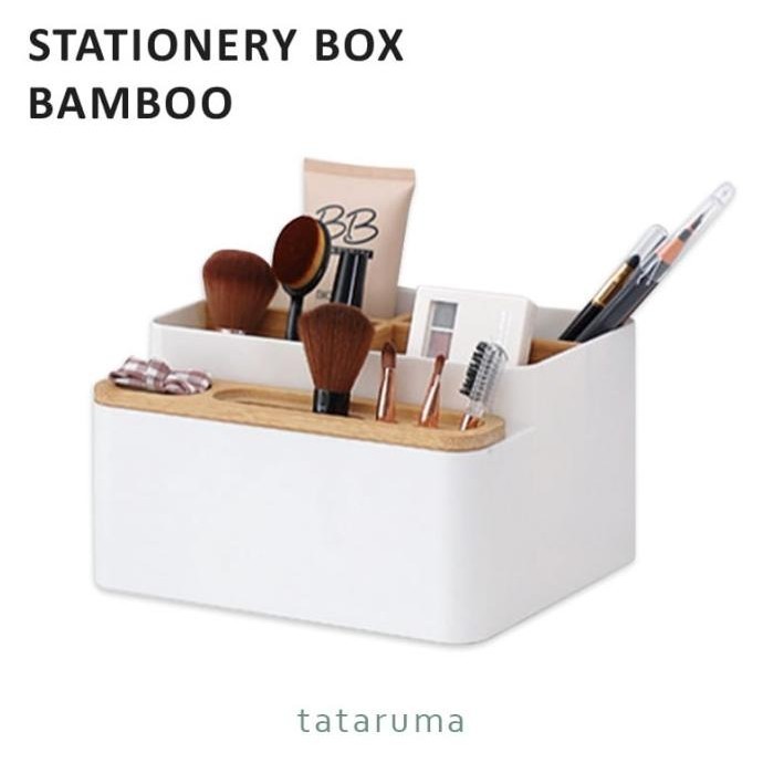 

Terbaik Kyoda - Stationery Box Bambu Tempat Alat Tulis Kotak Penyimpanan Limited Edition