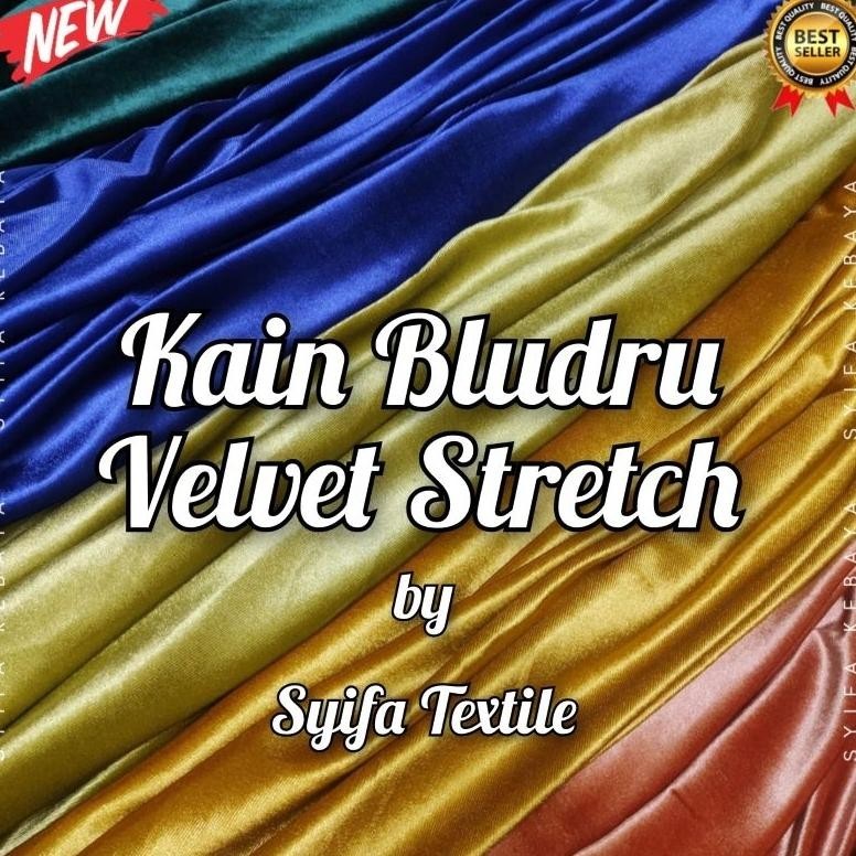 Kain Bludru Meteran / Kain Bludru / Kain Beludru / Kain Bludru Stretch