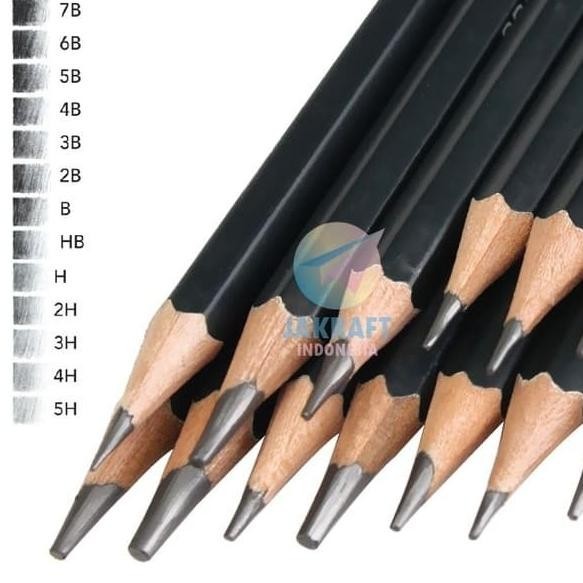 

New - Drawing pencil 14 pcs lengkap 8B-5H Joyko P-118 !